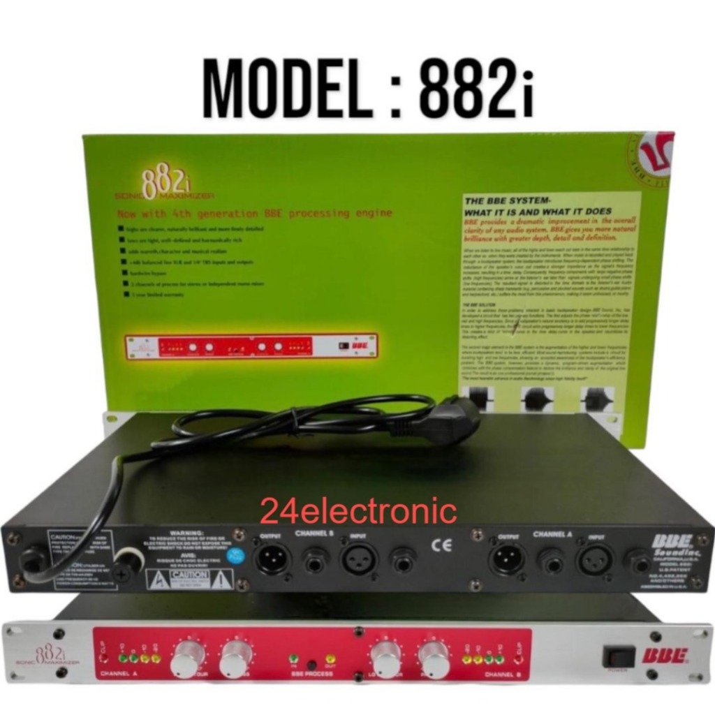BBE Sonic Maximizer 882i Bass Booster Processor BBE882I
