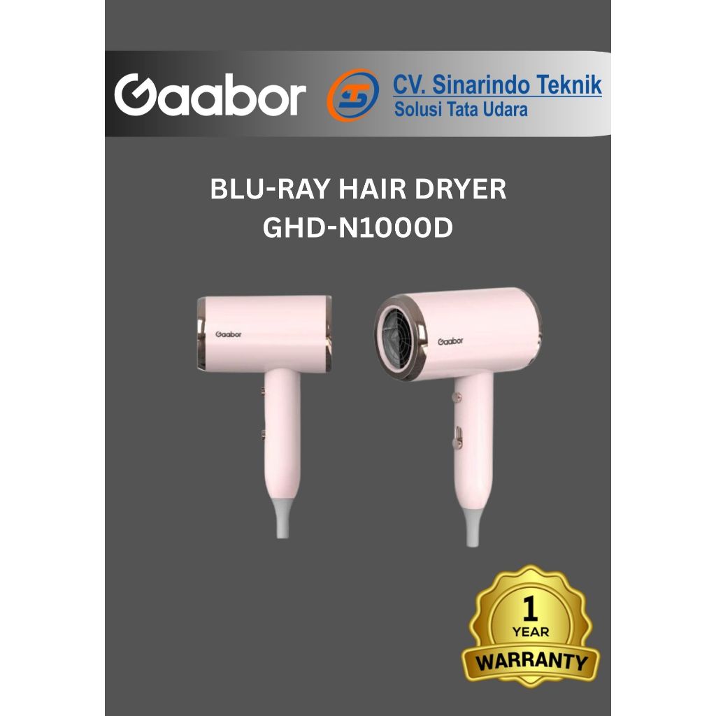 GABOOR BLU-RAY HAIR DRYER GHD-N1000D