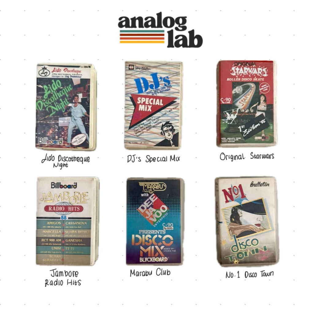 Kaset Pita Original Lagu Jadul Koleksi - Cassette Tape Vintage CD Radio