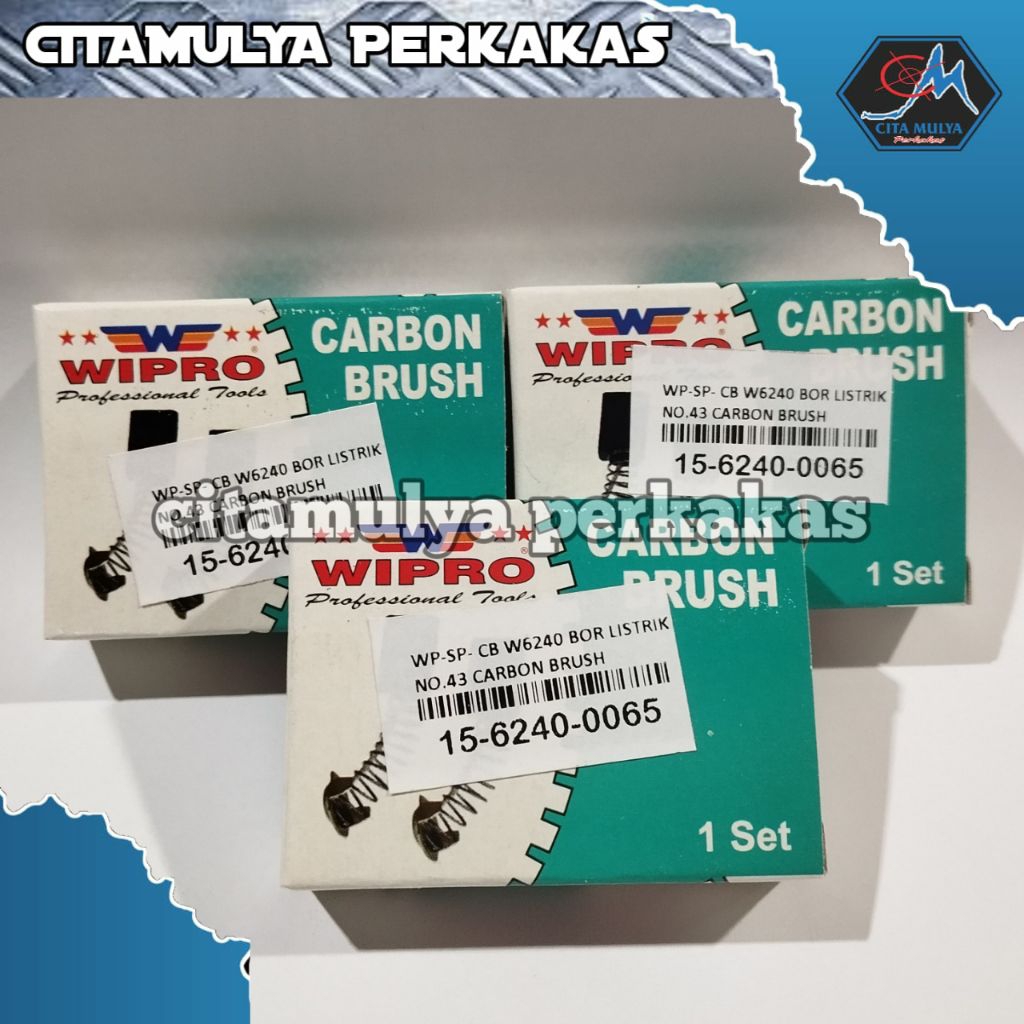 Wipro Carbon Brush / Arang / Brostel untuk bor listrik W6240