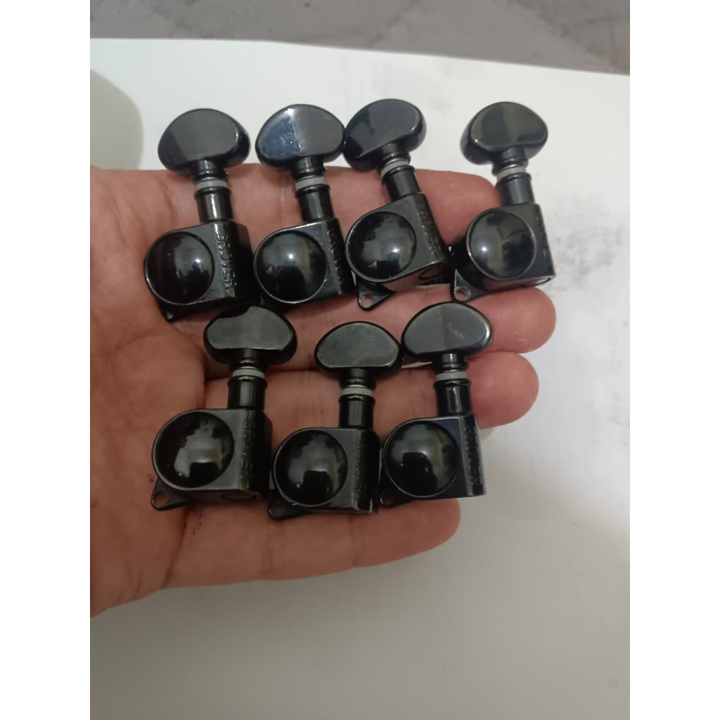 Dryer tuning Grover 7 string original reverse headstock terbalik