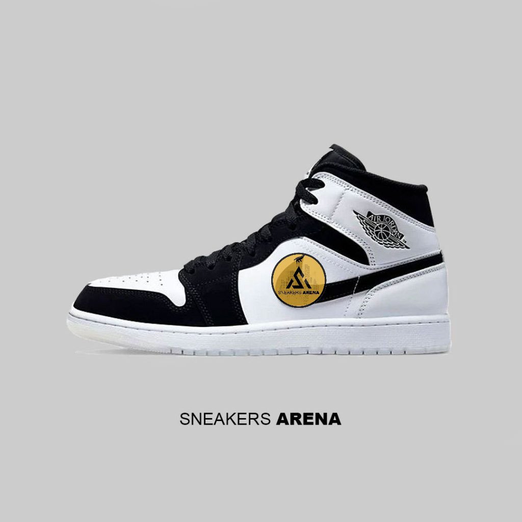 Sneakers NK Air Jordan 1 Mid SE Black "Diamond"