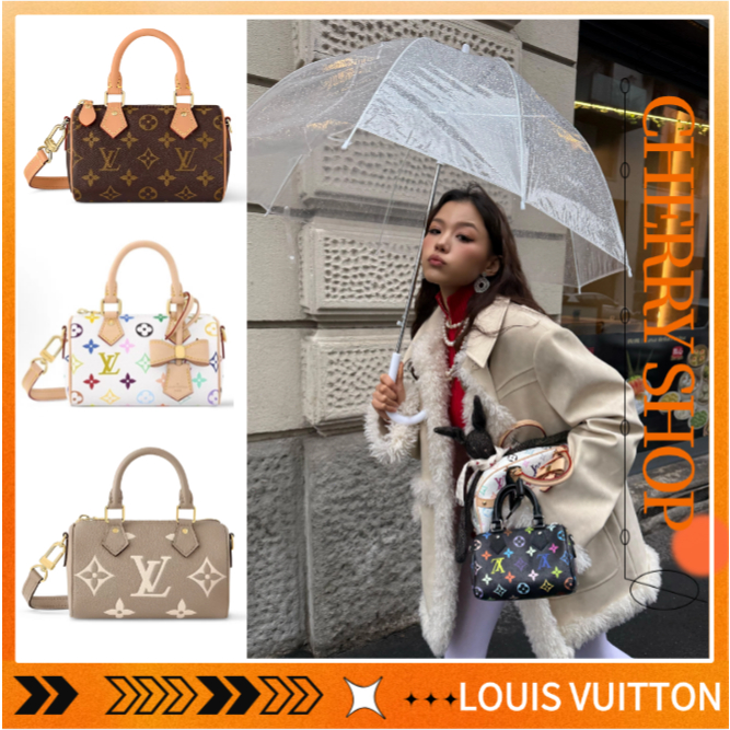 Louis Vuitton Nano Speedy Tas Tangan  LV Tas Tangan Wanita