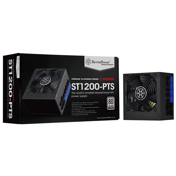 SILVERSTONE PSU 1200w 80+ Plus Platinum Full Modular - Power Supply SilverStone ST-1200-PTS
