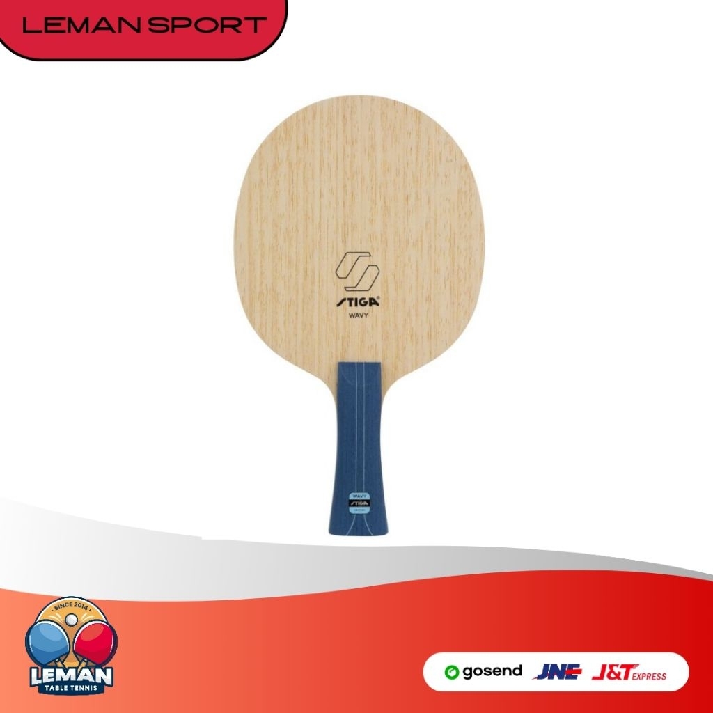 Kayu Stiga Wavy FL / Bet Pingpong Tenis Meja