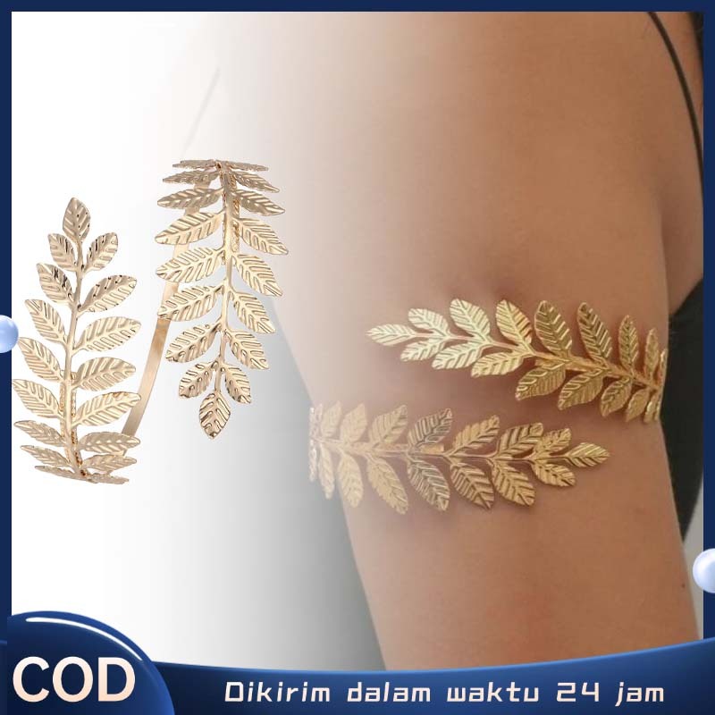 Gelang Daun Emas Asli Gelang Daun Emas Gelang Emas Palsu Gelang Lengan Atas Wanita