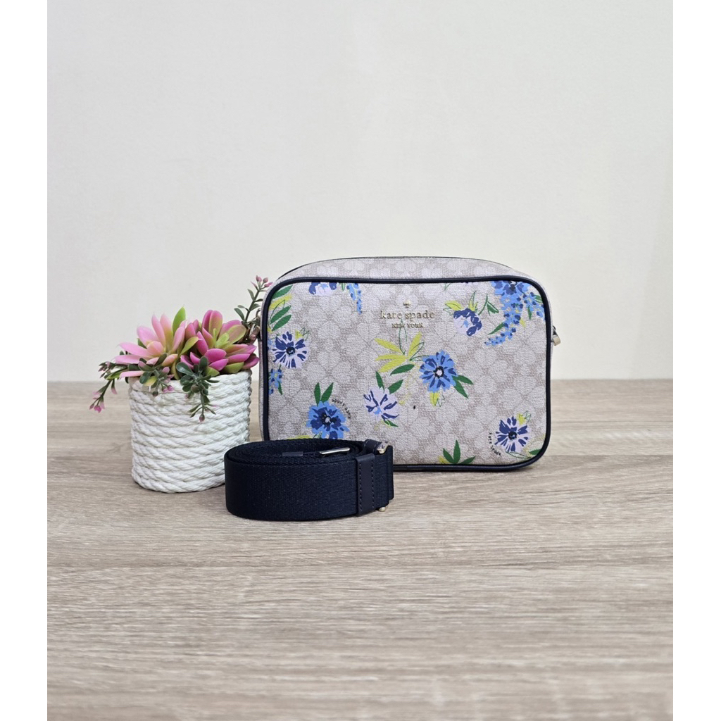 KS mini cambag spade flower blazer blue