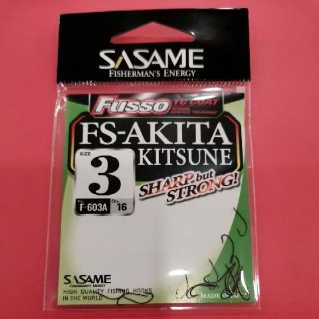 Kail Pancing Sasame Akitakitsune Fusso F-603A TC Coat Hooks Japan