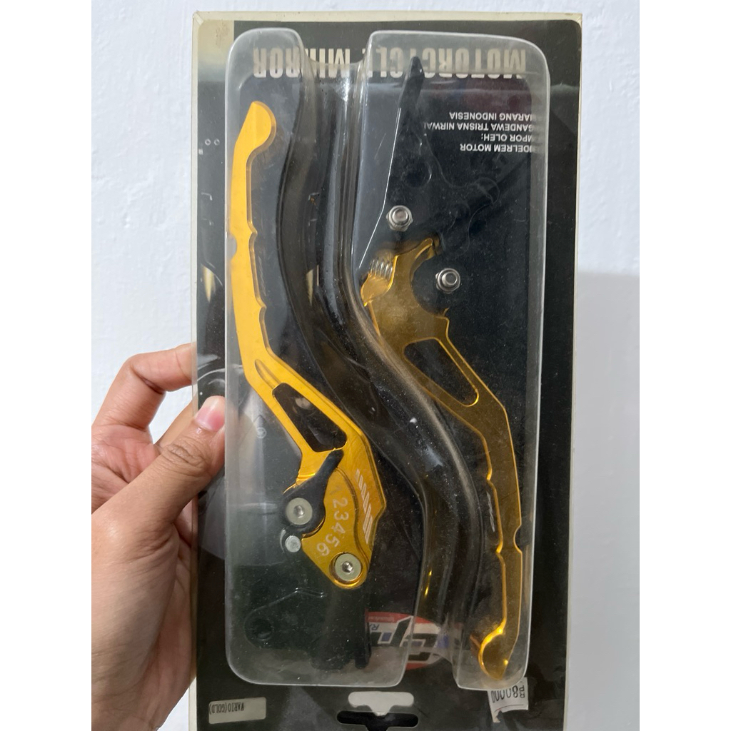 variasi motor handle rem warna gold vario 125 - 160