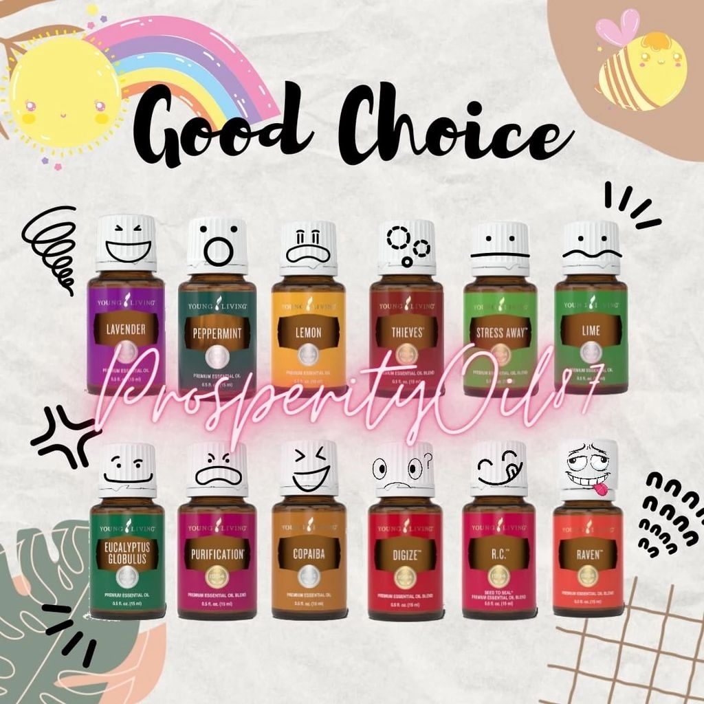 Good Choice Oil Young Living 15ml YLEO!! Cedarwood, Citronella, Clove, Copaiba, Cypress, Eucalyptus 