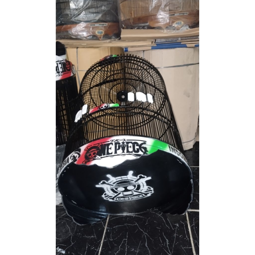 sangkar murai batu no.1& 3 decal airbrush one-piece