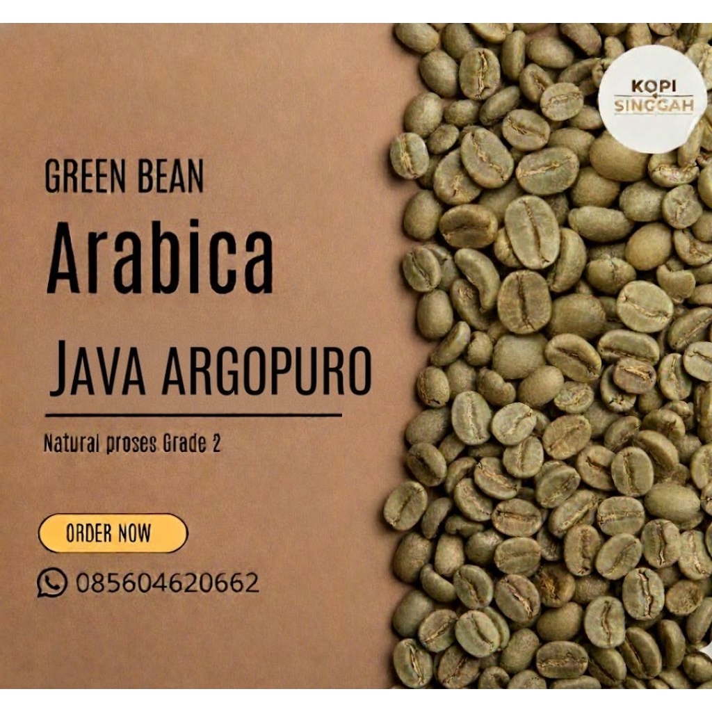 GreenBean Arabika Java Argopuro Natural Proses Grade 2