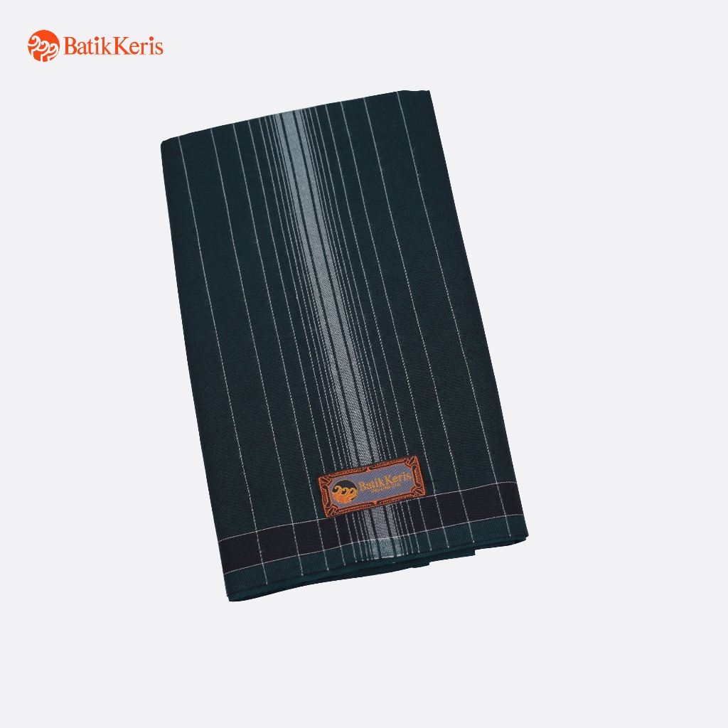 Batik Keris Sarung Dewasa Tenun Motif Classic Polos + Box - Hijau