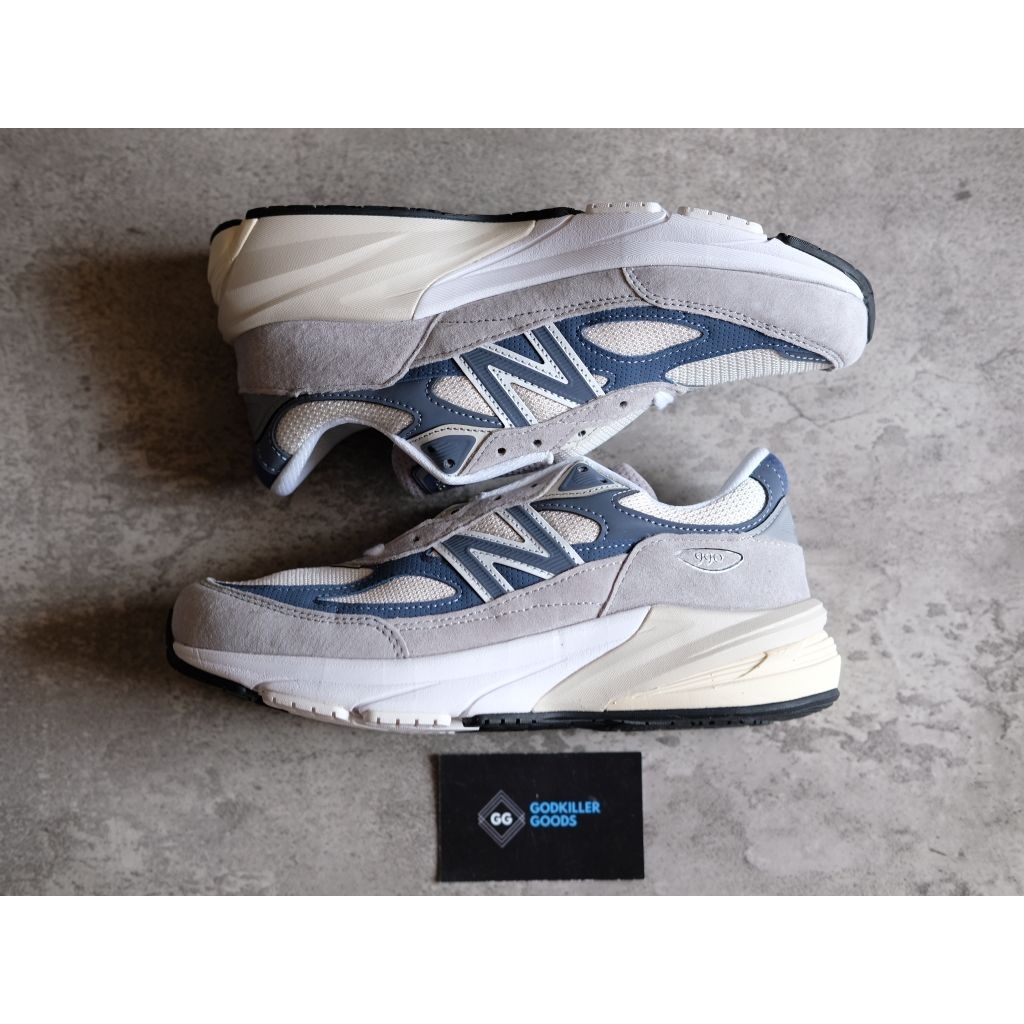 New Balance NB 990V6 MiUSA Grey Day Navy Blue U990TC6 Authentic GK