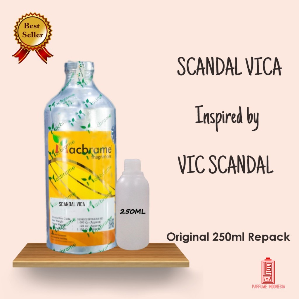 bibit parfum murni SCANDAL VICA | MACBRAME 250ML REPACK
