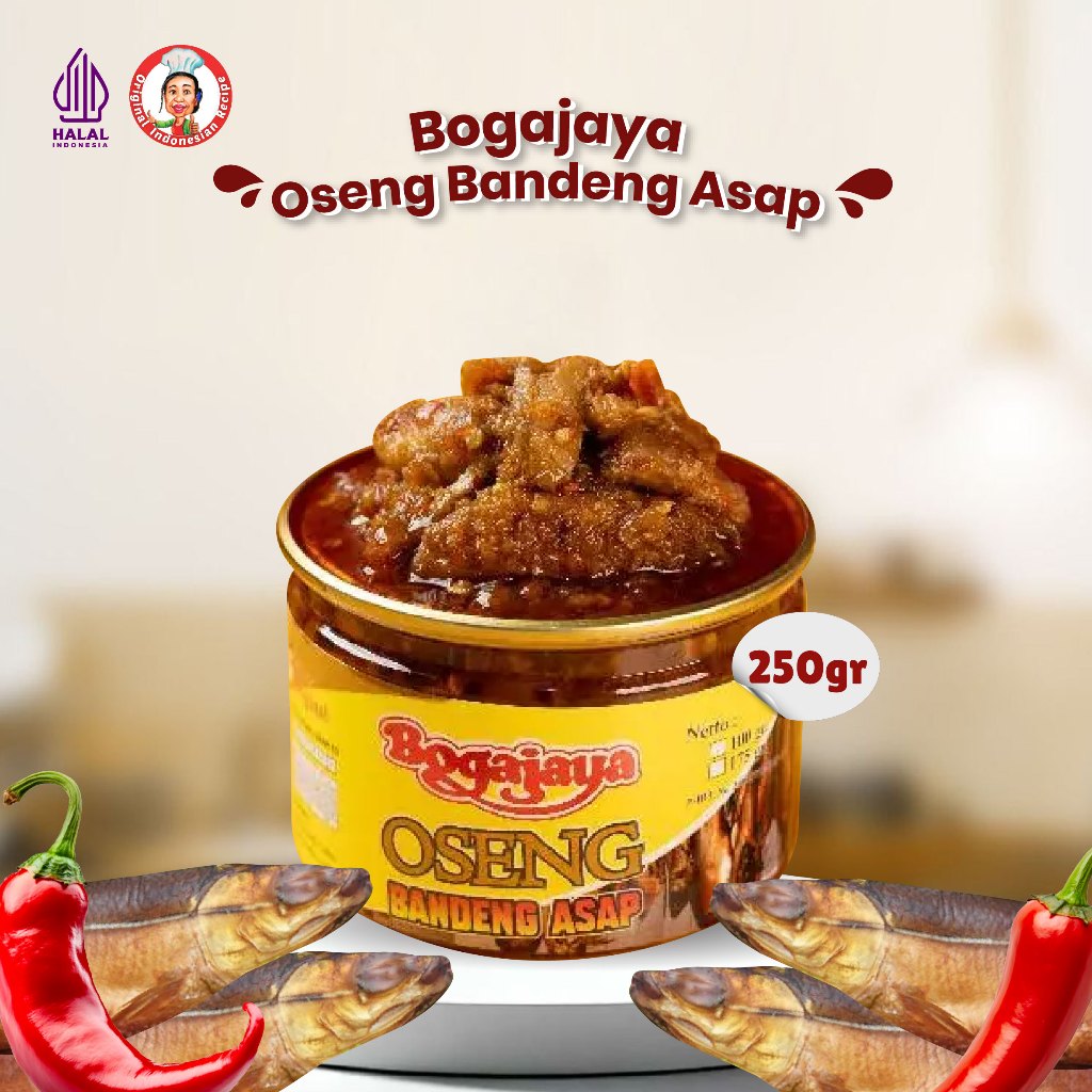 Bogajaya Oseng Bandeng Asap Praktis Siap Santap, Tanpa Pengawet, Rasa Gurih Pedas