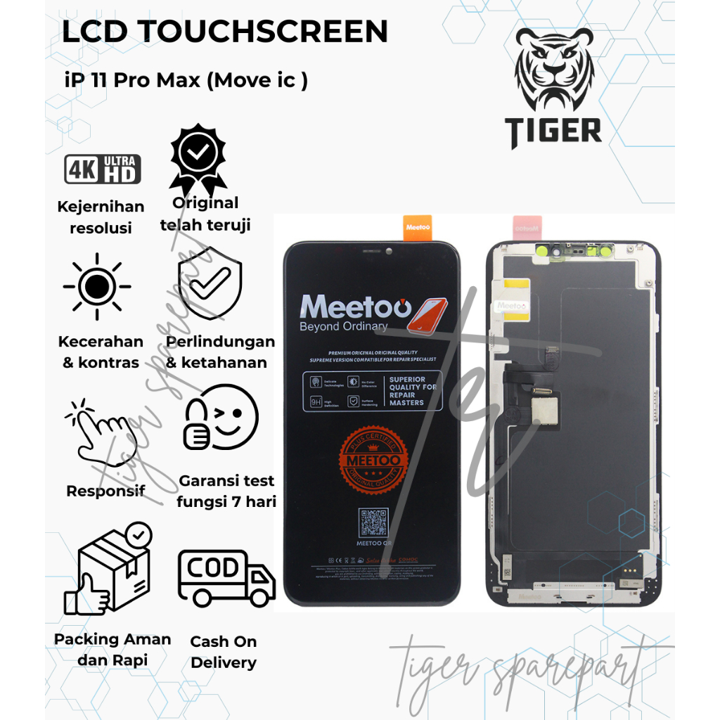 LCD IPHONE 11 PRO MAX  - LCD TOUCHSCREEN IPHONE  11 PRO MAX FULLSET