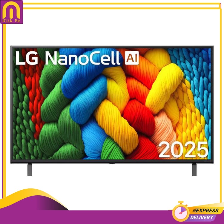 LG 65NANO80 Smart TV 4K 65 Inci LG NanoCell AI NANO80 2025 65NANO80ASA