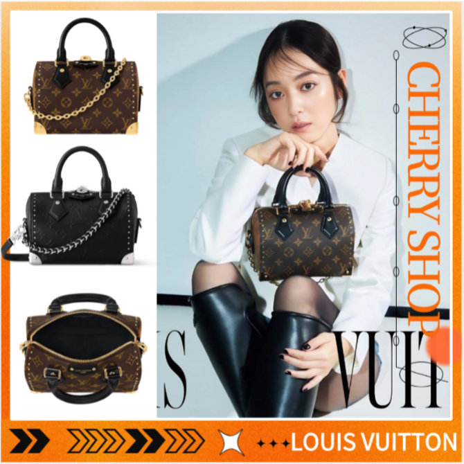 LV Louis Vuitton SPEEDY TRUNK 20 Tas Selempang Wanita
