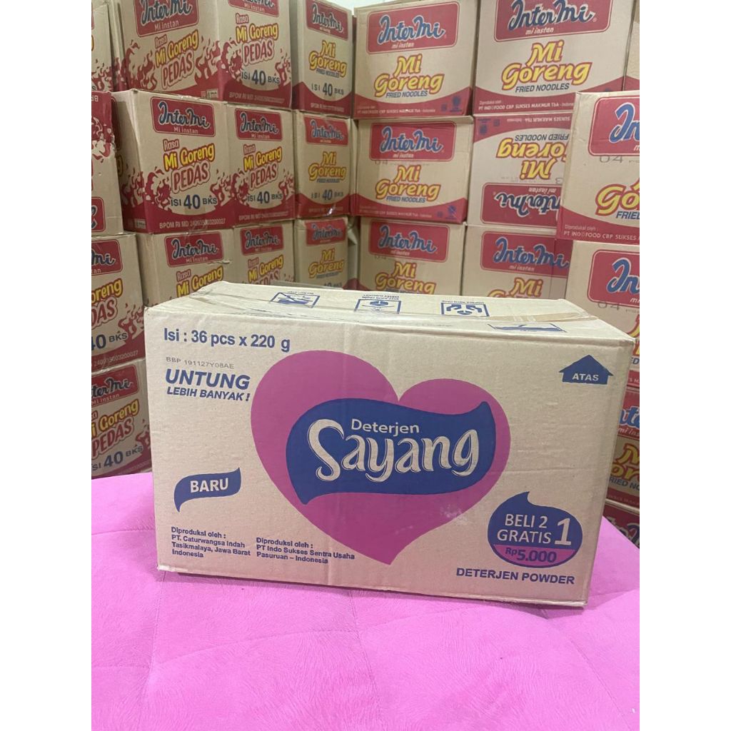 1 Dus Detergent Sayang Isi 36pcs