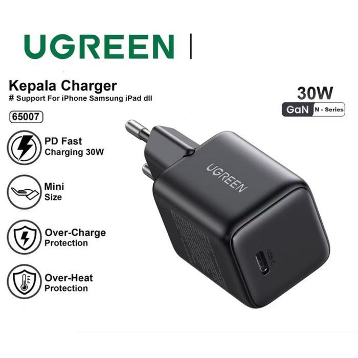 Ugreen GaN Charger 30W Fast Charge Mini Size || Ugreen 30W GaN Charger Fast Charge Efficient