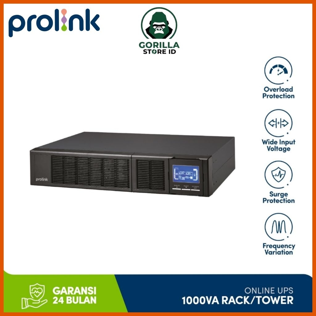 PROLINK Professional II + Online UPS Rack Mount 1KVA-3KVA Pure Sinewave