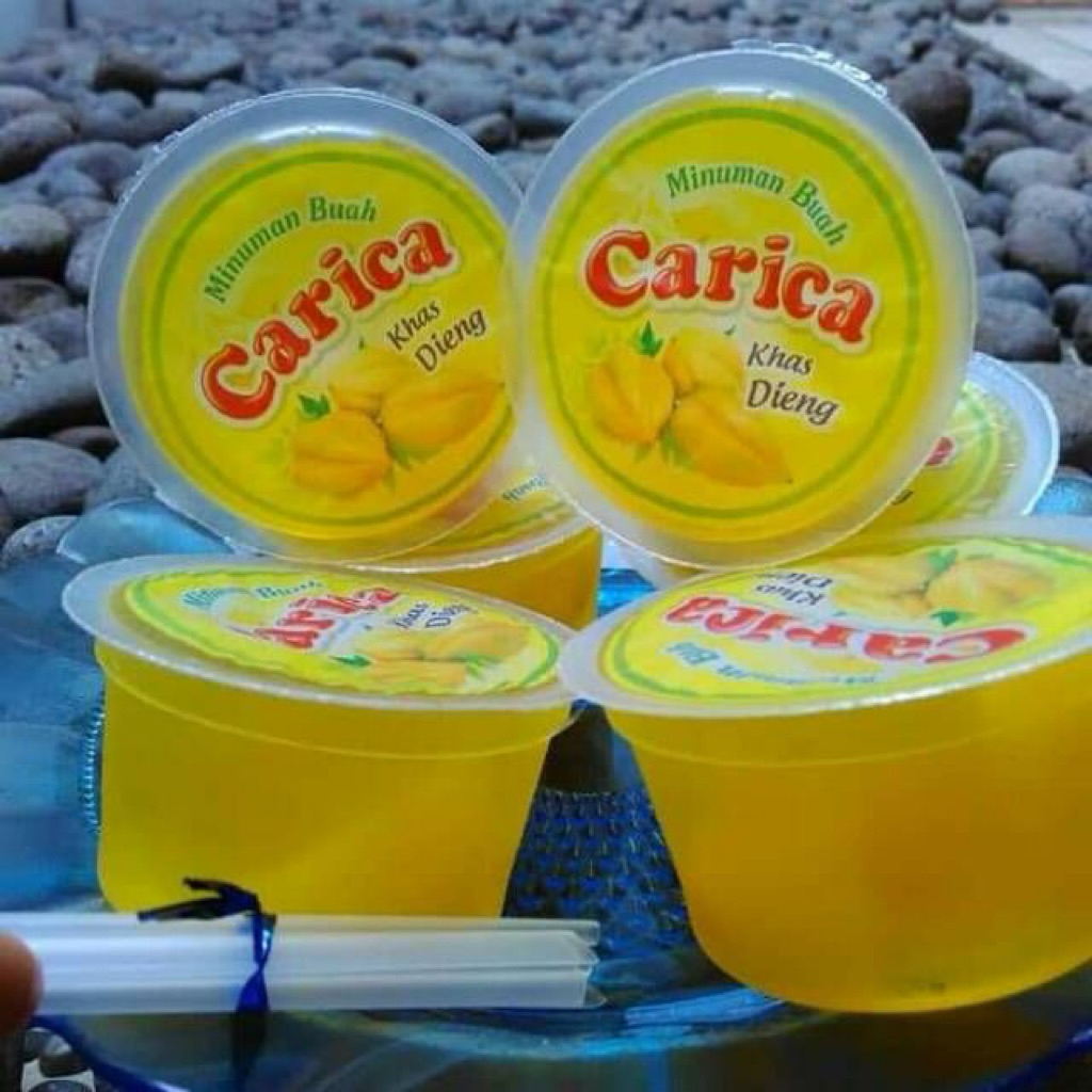 manisan carica khas dieng wonosobo 65ml isi 10pcs