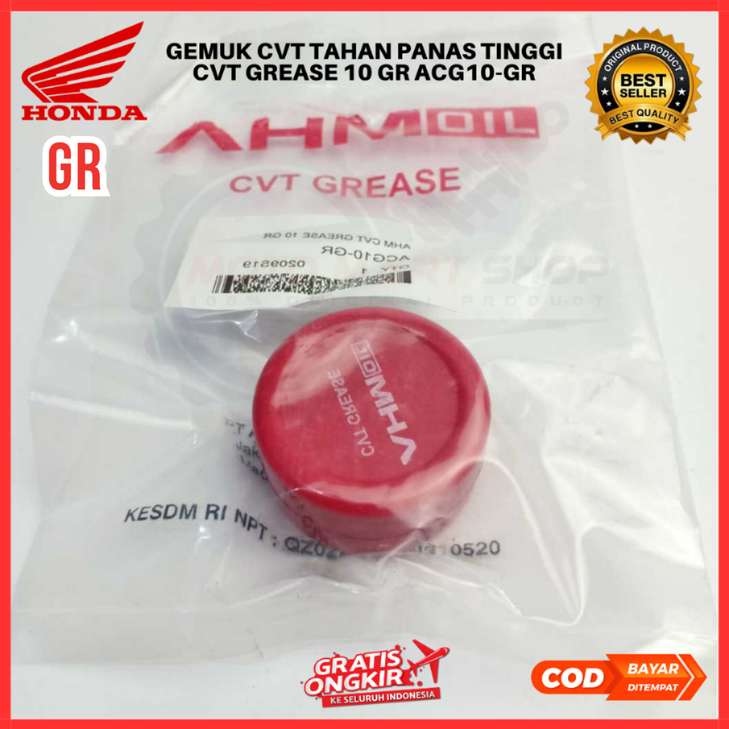 Gemuk CVT Honda 10gr ACG10-GR / Grease CVT Beat Vario 125 150 Scoopy PCX 150 160 ADV Genio