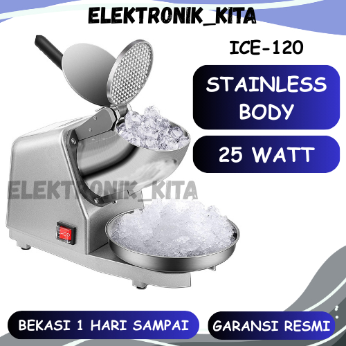 GETRA ICE CRUSHER ICE-120 ICE120 ICE 120 ICE CUBE MESIN SERUT ES BATU GARANSI RESMI BEKASI