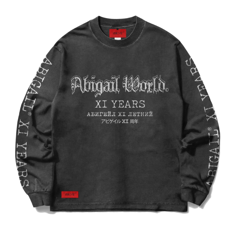 Abigail Clothing - ''XI YEARS LS'' - Oversized Longsleeve T-Shirt