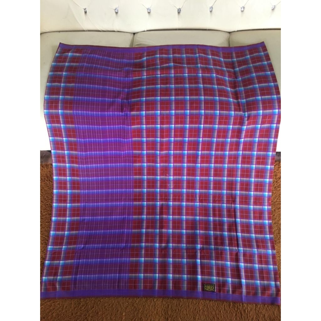 SARUNG BHS KBS FULL SUTRA GOLD MERAH ATI second ORIGINAL