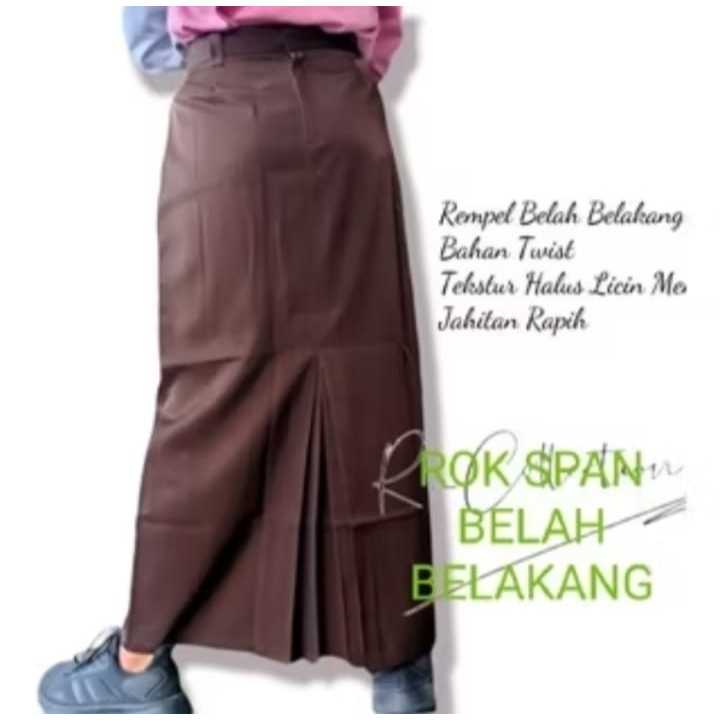 Rok Pramuka Guru Atau Pembina//Rok Span Guru Rempel Belakang