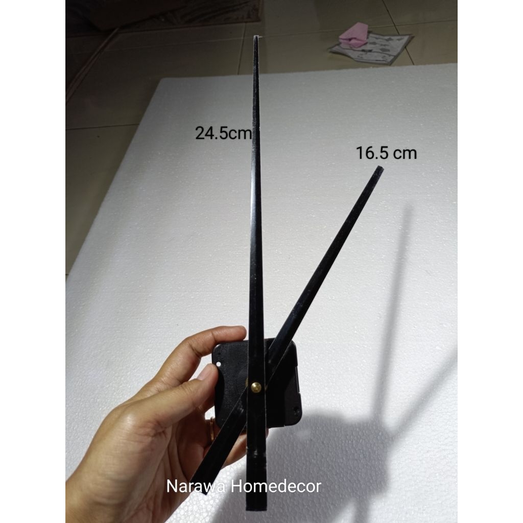 MESIN DAN JARUM JAM DINDING DIAMETER 60 CM