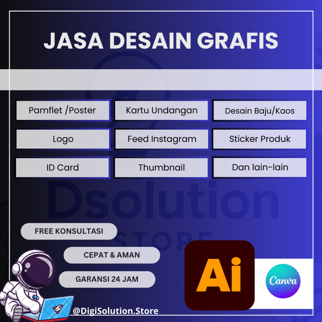 JASA DESAIN GRAFIS MURAH / PAMFLET / COMPANY PROFILE / LOGO / KARTU UNDANGAN / FEED INSTAGRAM