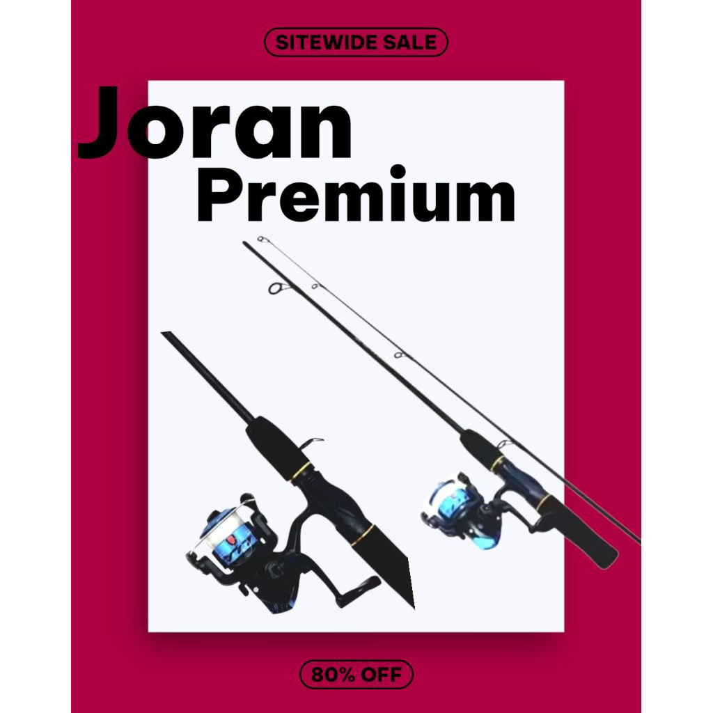 Pancingan set pancing lengkap joran sambung 2 siap pakai