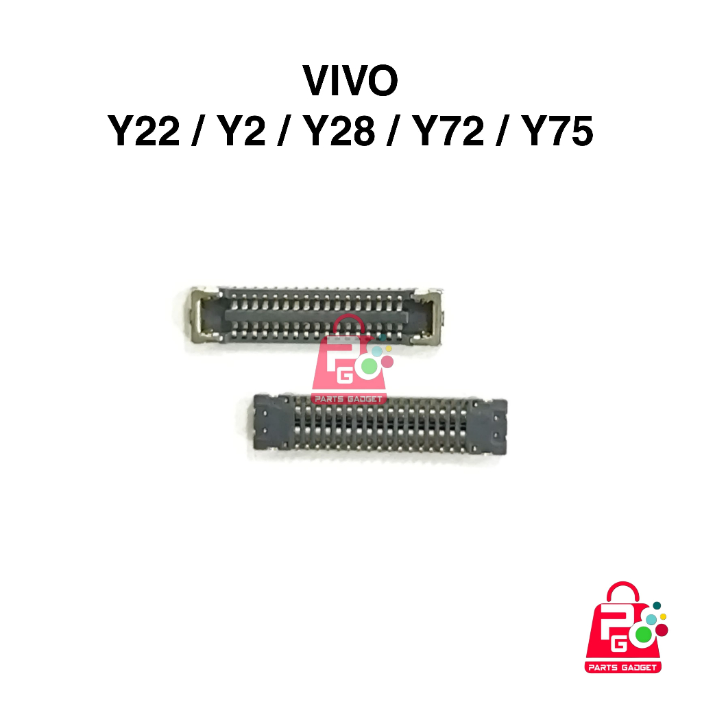 Konektor Lcd Vivo Y22 Y2 Y28 Y72 Y75 Soket Connector Di Board Mesin