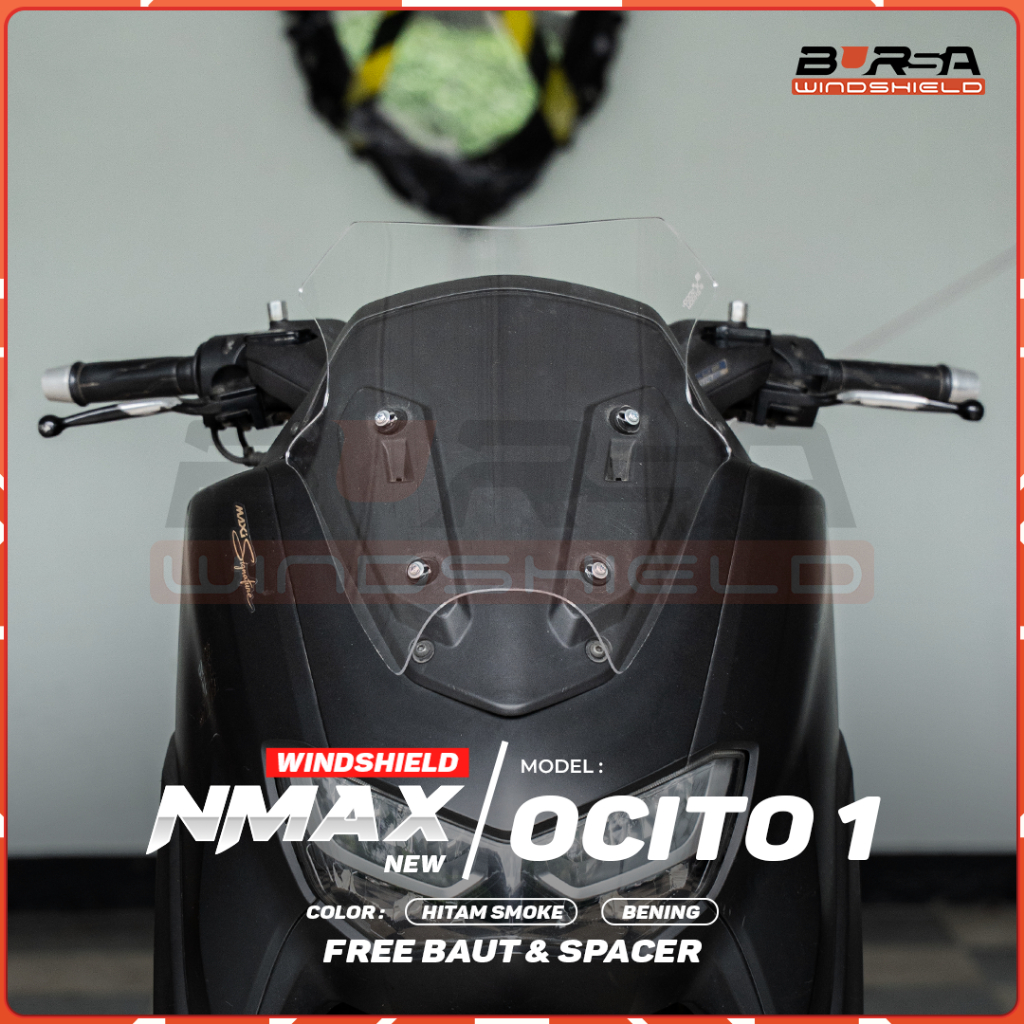 Visor Windshield Ocito 1 dan Ocito 4 Nmax new Nmax old