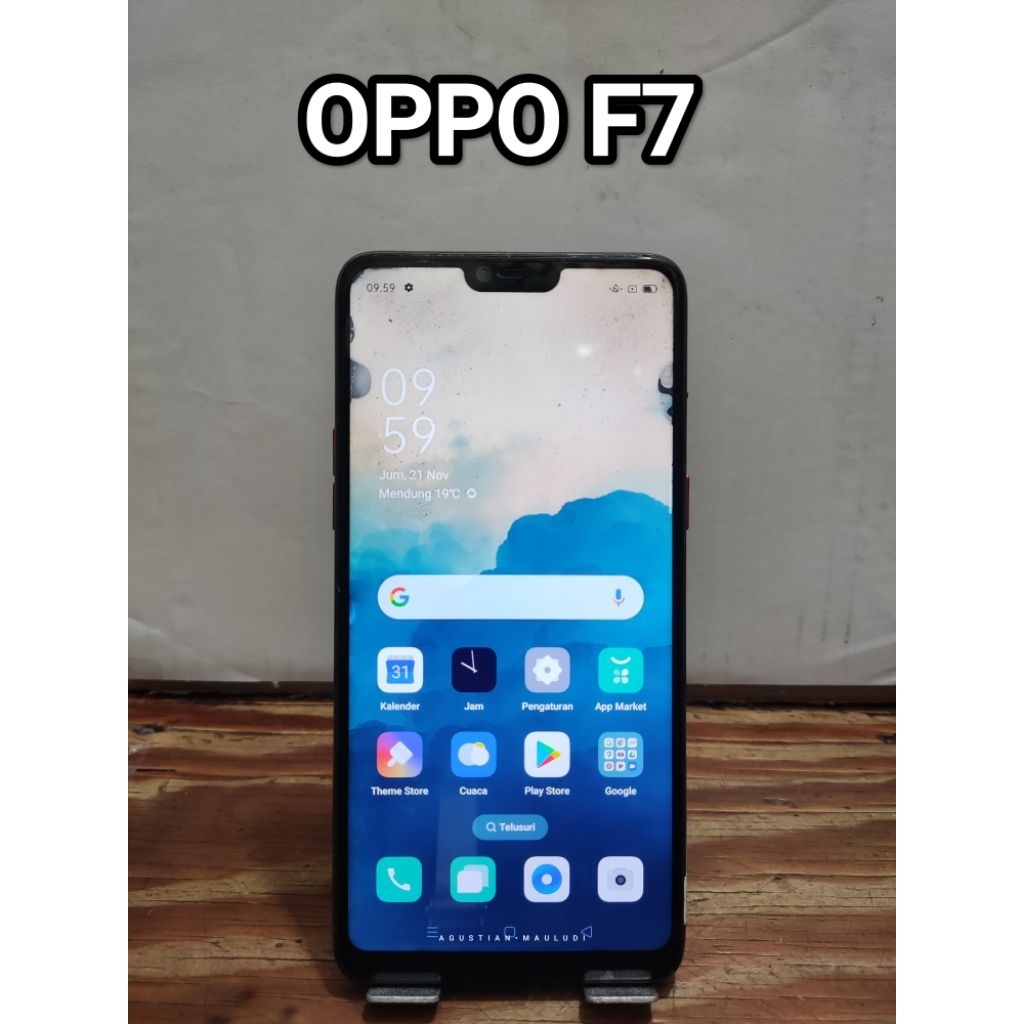 OPPO F7 4/64 GB MINUS LAYAR BERCAK DUAL SIM 4G LTE SECOND NORMAL SIAP PAKAI