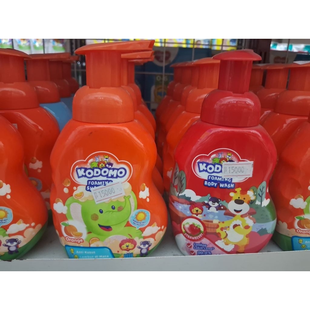 kodomo foaming shampoo & bodywash 250ml