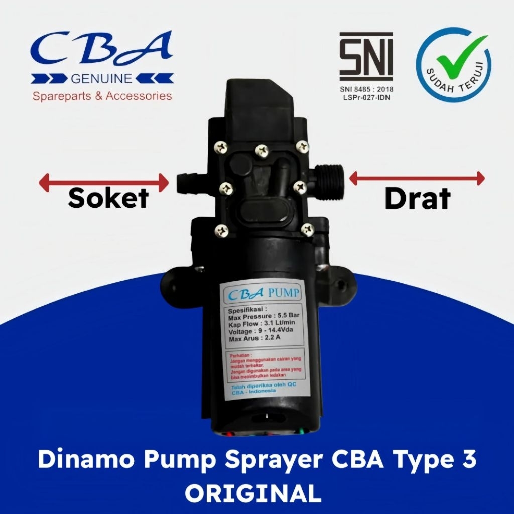 DINAMO CBA ORIGINAL PUMP SPRAYER CBA TYPE 3 DINAMO CBA ORIGINAL