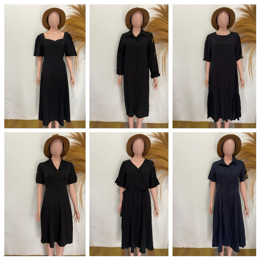 KATALOG DRESS HITAM // KATALOG DREAS NAVY