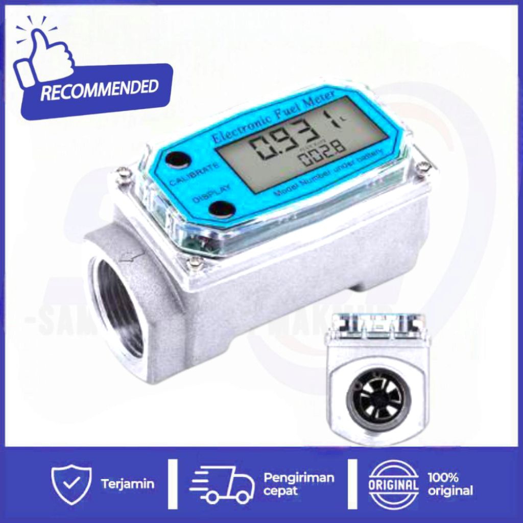 Flow meter solar Digital Flow meter Digital 2 inch Digital turbine