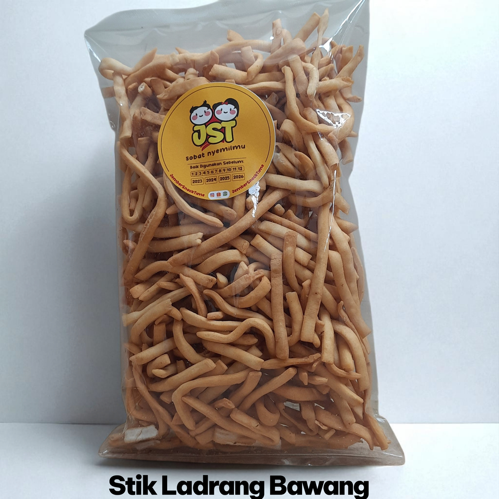[250gr] Sistik Cistik Ladrang Stik Bawang Stik Keju Kiloan Jember Snack Time