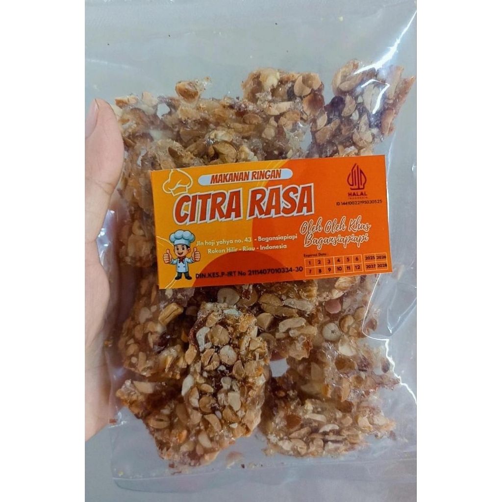Snack Kacang Kipang Citra Rasa Oleh oleh Khas Bagan Siapi-api Halal