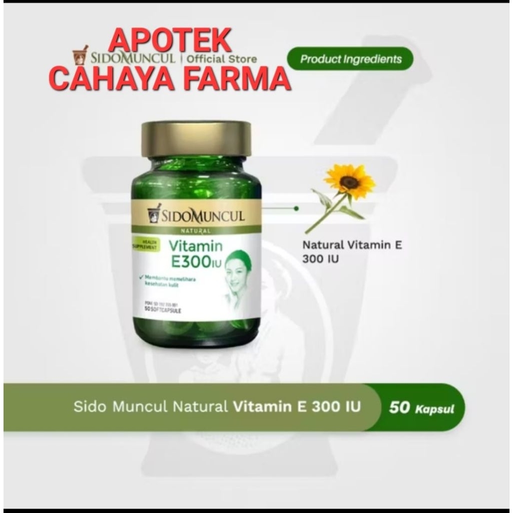 sidomuncul vitamin E300iu
