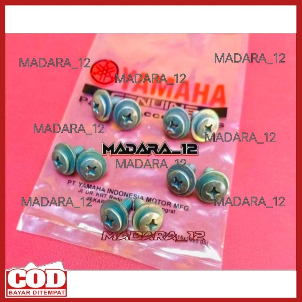 BAUT BODI BODY HALUS SEKRUP PLUS 10 PCS YAMAHA JUPITER Z JUPITER MX OLD JUPITER MX NEW VIXION VEGA R