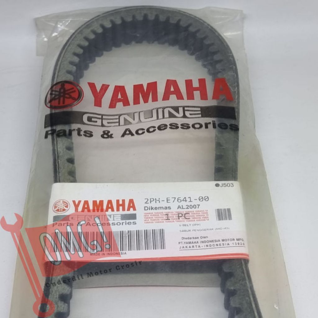 0VanBelt V- Belt Mio M3 125 / SOUL GT 125 / X-RIDE 125 / FINO 125 Fi / FREEGO / kode 2PH V Belt