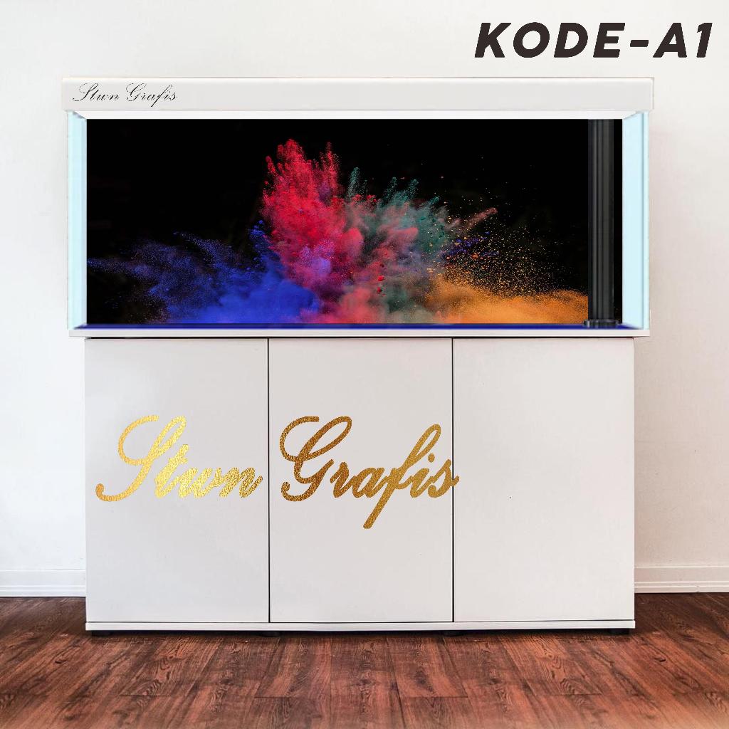 Background Aquarium, Stiker Aquarium , Wallpaper Aquarium, Aquascape, Stiker Aquarium Belakang