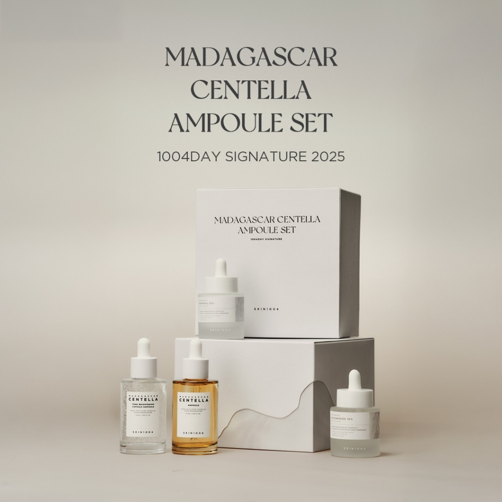 [•LIMITED EDITION•]  SKIN1004 Madagascar Centella Ampoule Set 1004DAY Signature 2025 — Brightening &