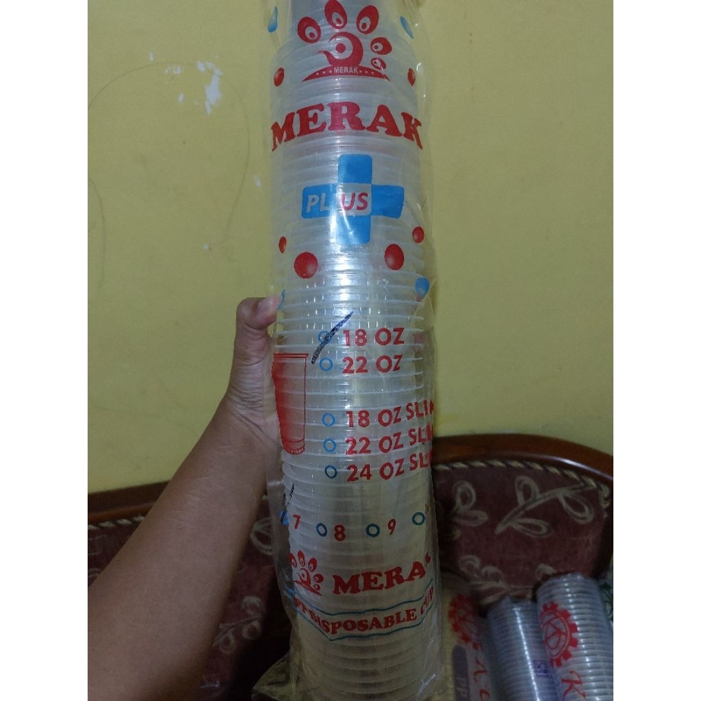 CUP 18 OZ MERAK / GELAS CUP 18 0Z 1 SLOP